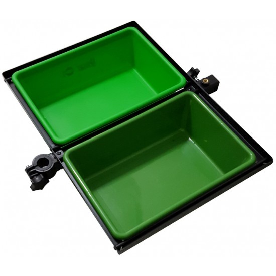 Tava laterala Sensas - Jumbo Feeder Side Tray 2 Bowls